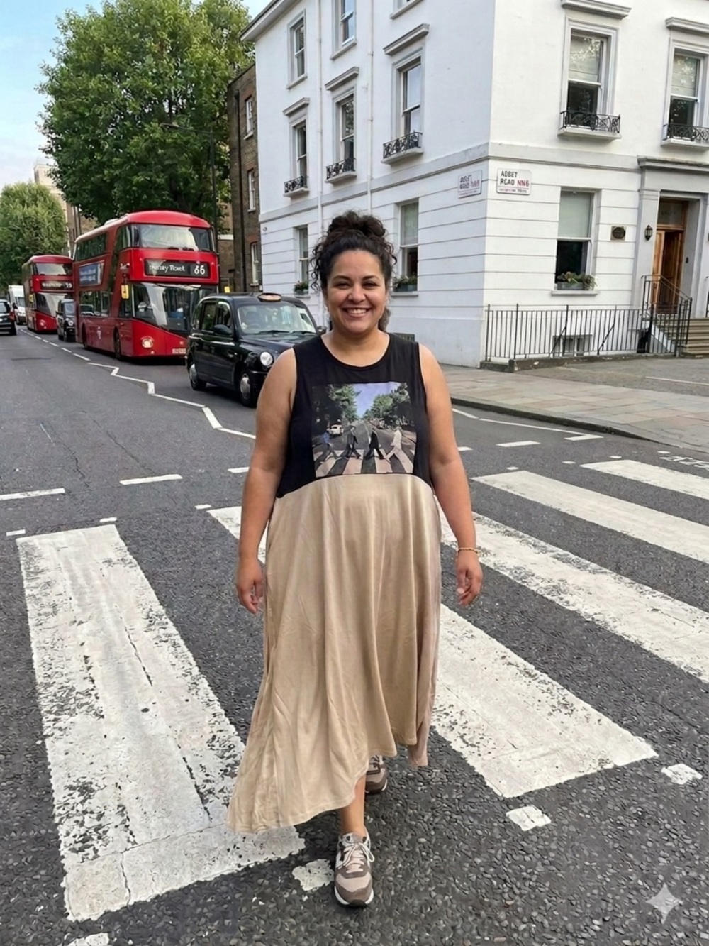 Upcycled The Beatles Dress